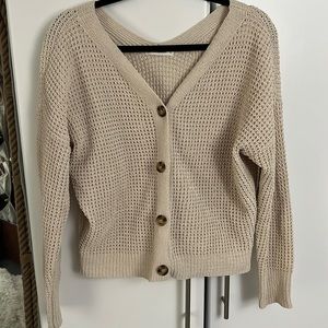 Cream cardigan